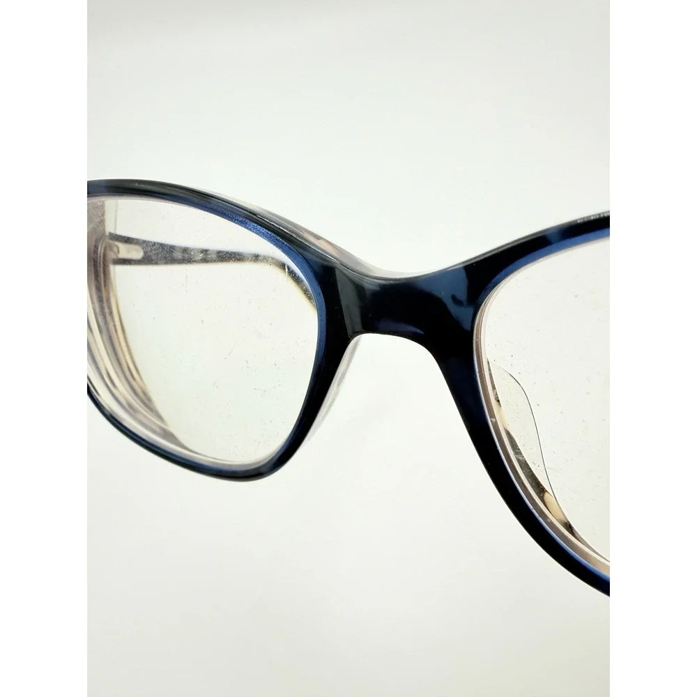 Kay Unger K230 BLU Women's Eyeglasses Frames Only Blue Marble 52-14-135